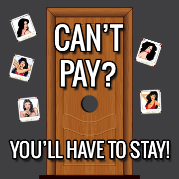 Female Gas Station Owner teaches a loser