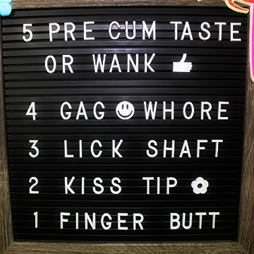 Easy Sissy JOI Number game for fags