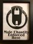 Male chastity enforced here