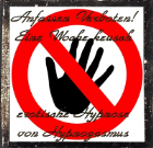 Anfassen verboten! Eine Woche keusch.