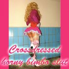 Crossdressed horny bimbo slut Crossdressed horny bimbo slut